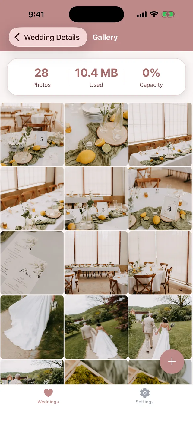 A shared gallery everyone fills